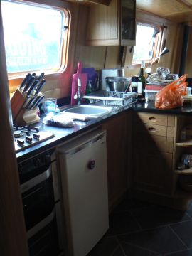 photo of galley from bedroom