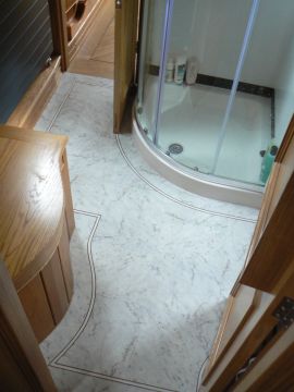 photo of flooring in shower-room
