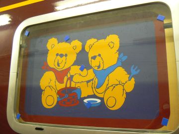 photo of galley window graphic