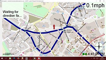 screenshot of Water Explorer software