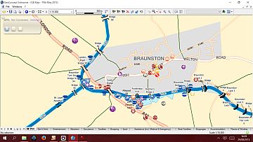 screenshot of Water-Way software