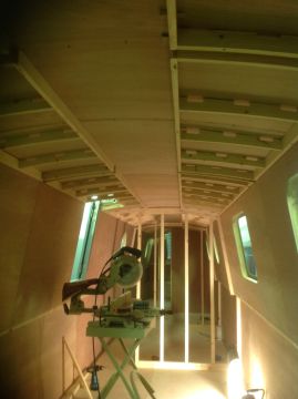 photo of frame for bulkhead