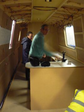 photo of galley demo