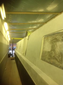 photo of painting process