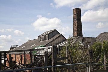 photo of works before restoration