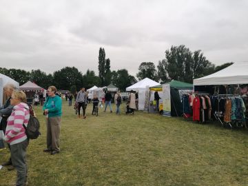 photo of trade stands