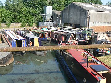 photo of our boats packing the basin