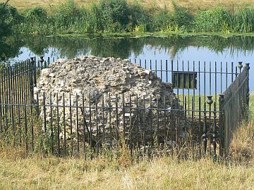 photo of section of wall from keep