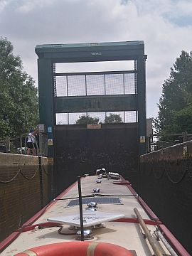 photo of closed gate