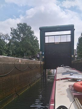 photo of part-open gate