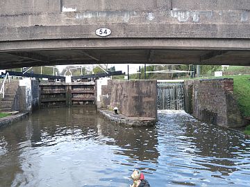 photo of narrow locks at Hatton