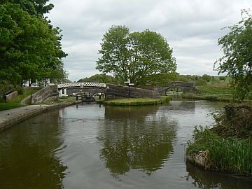 photo looking east to the junction