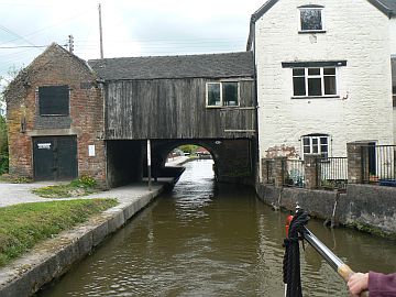 photo of canal loading bay