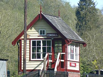photo of Consall signal box
