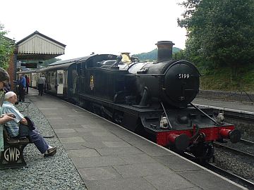 photo of engine at Llangollen