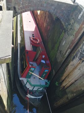 photo of sunken boat at Botterham
