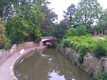 photo of canal bridge, Sydney Gardens, Bath