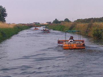photo of weedcutting fleet