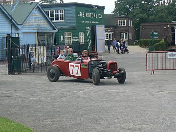photo of classic racing car